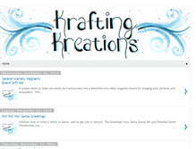 Tablet Screenshot of kraftingkreations.com